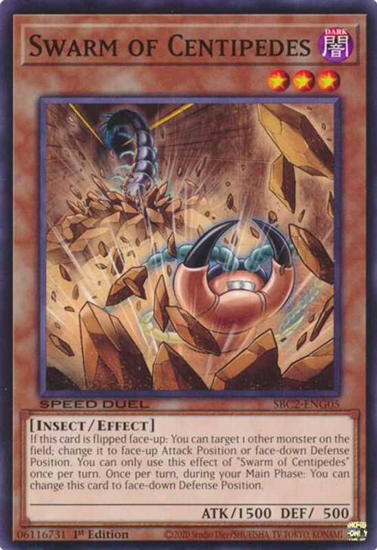 Swarm of Centipedes - SBC2-ENG05 - Common - 1st Edition