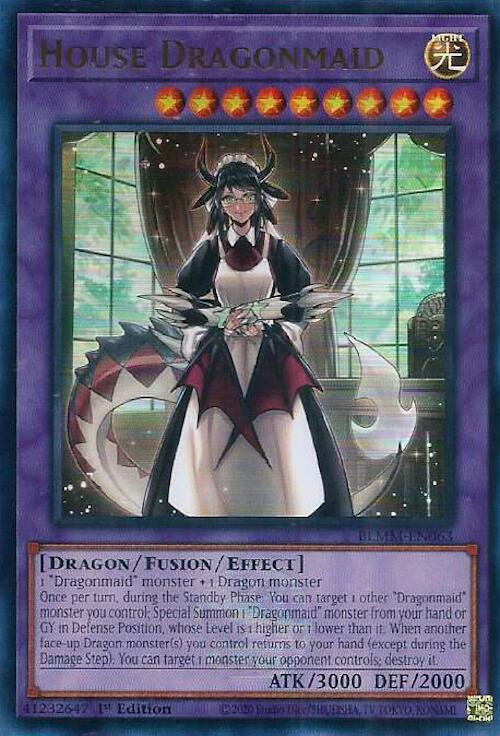 House Dragonmaid - BLMM-EN063 - Ultra Rare - 1st Edition