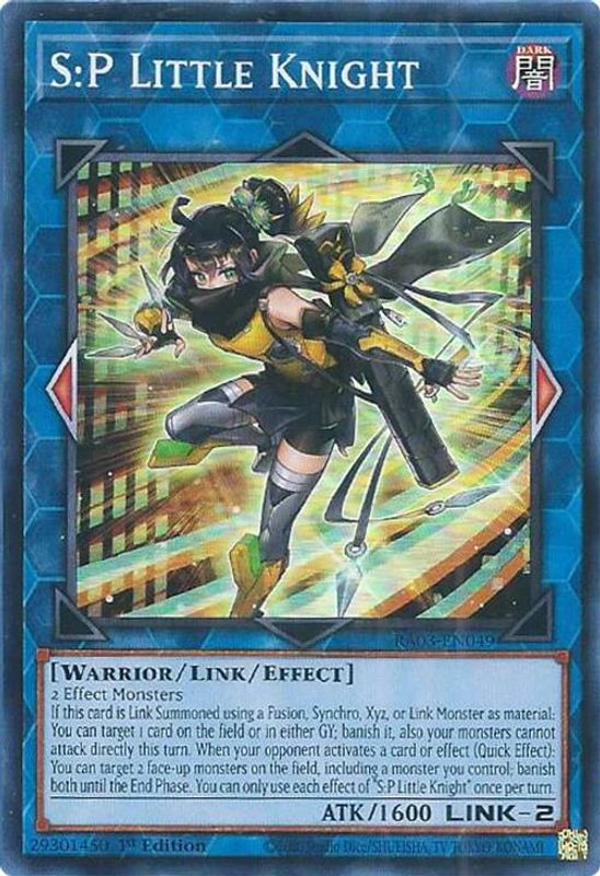 S:P Little Knight - RA03-EN049 - Super Rare - 1st Edition