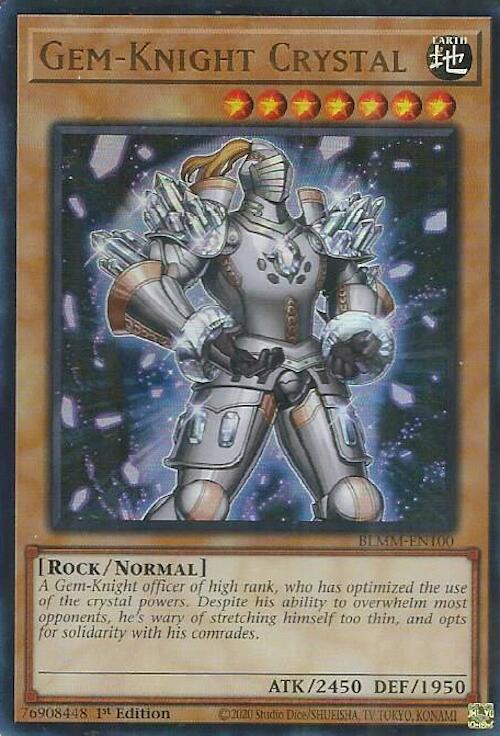Gem-Knight Crystal - BLMM-EN100 - Ultra Rare - 1st Edition