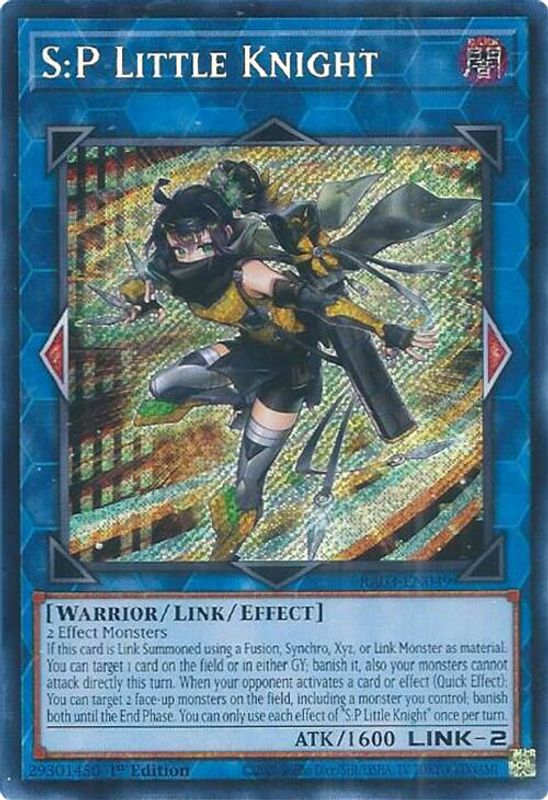 S:P Little Knight (Secret Rare) - RA03-EN049 - Secret Rare - 1st Edition