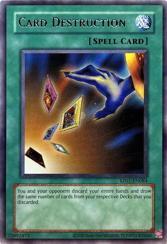 Card Destruction (2020 Date Reprint) - RP01-EN084 - Rare