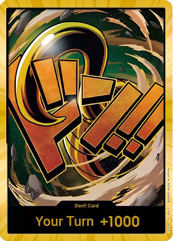 DON!! Card (Crocodile) (Gold) - PRB01 - DON!!