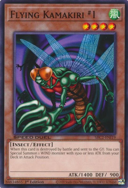 Flying Kamakiri #1 - SBC2-ENI19 - Common - 1st Edition