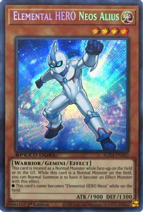 Elemental HERO Neos Alius (Secret Rare) - SGX4-ENA02 - Secret Rare  - 1st Edition