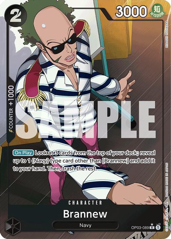 Brannew (PRB01) (Full Art) - OP03-089 - Rare