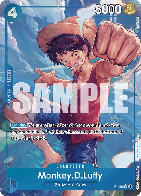Monkey.D.Luffy (PRB01) (Full Art) - P-055 - Promo