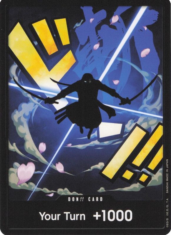 DON!! Card (Foil) (Zoro) - PRB01 - DON!!