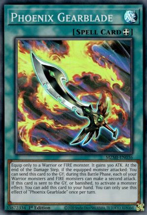 Phoenix Gearblade - MZMI-EN036 - Super Rare - 1st Edition