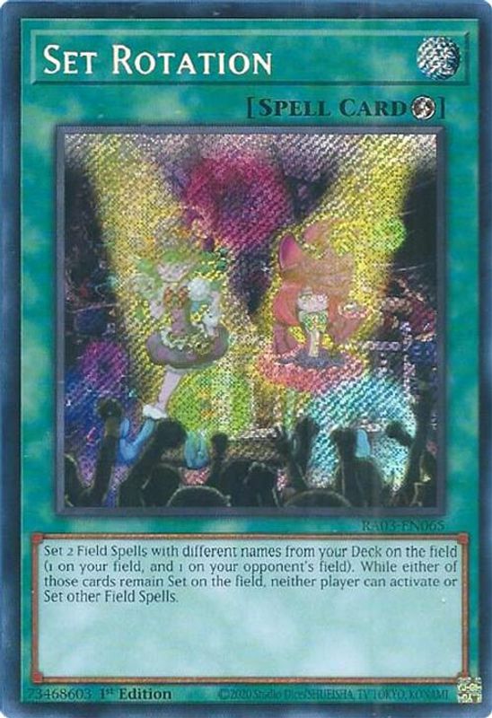 Set Rotation (Secret Rare) - RA03-EN065 - Secret Rare - 1st Edition