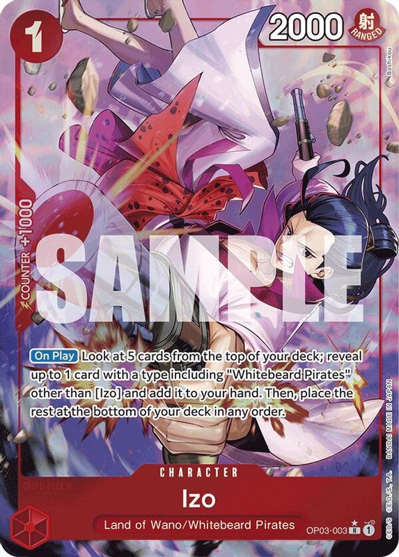 Izo (PRB01) (Alternate Art) - OP03-003 - Rare