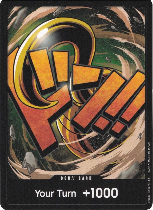 DON!! Card (Foil) (Crocodile) - PRB01 - DON!!