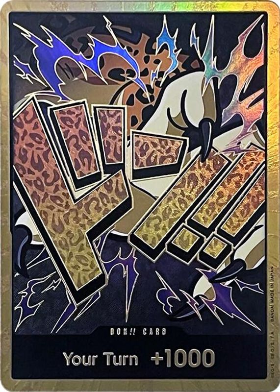 DON!! Card (Rob Lucci) (Gold) - PRB01 - DON!!