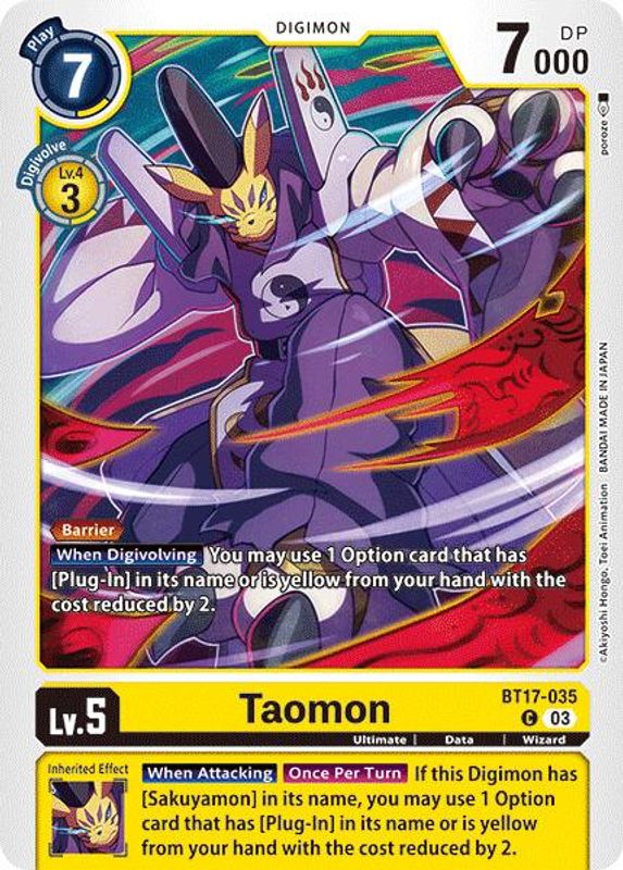 Taomon - BT17-035 - Common
