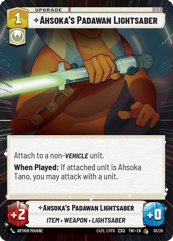 Ahsoka's Padawan Lightsaber (Hyperspace) - Weekly Play Promo - 03/20 - Special