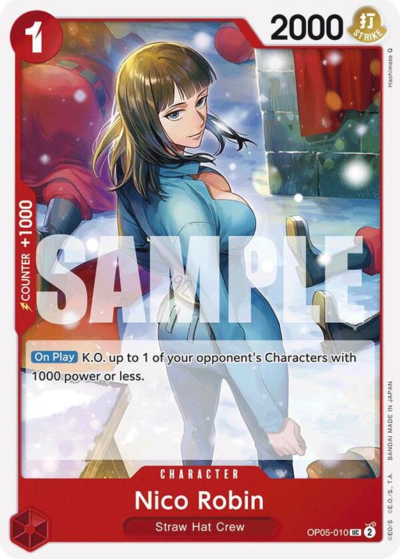 Nico Robin (Reprint) - OP05-010 - Uncommon  (No Pencil Mark)