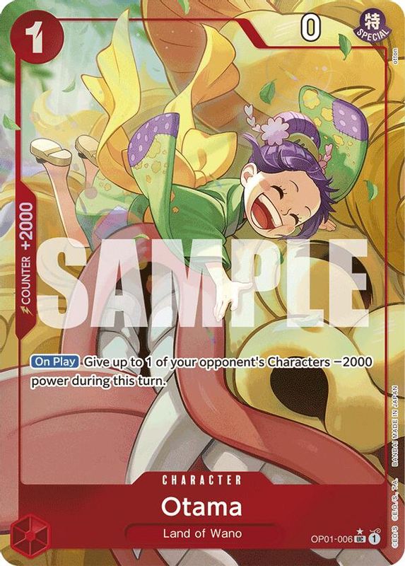 Otama (PRB01) (Alternate Art) - OP01-006 - Uncommon