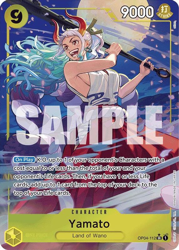 Yamato (PRB01) (Alternate Art)- OP04-112 - Super Rare