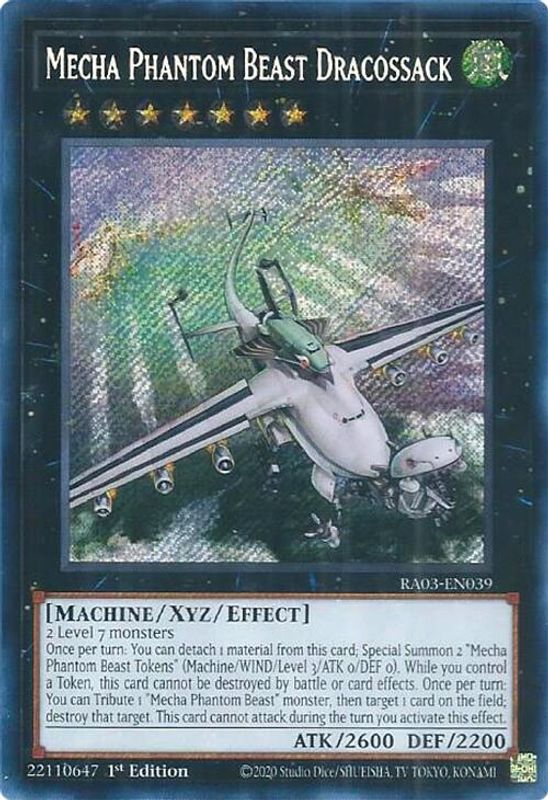 Mecha Phantom Beast Dracossack (Secret Rare) - RA03-EN039 - Secret Rare - 1st Edition