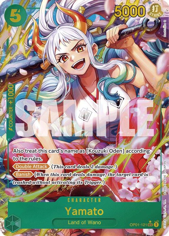 Yamato (PRB01) (Alternate Art) - OP01-121 - Secret Rare