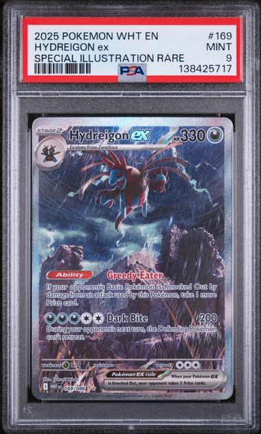 HYDREIGON EX (169) - POKEMON WHT EN-WHITE FLARE - SPECIAL ILLUSTRATION RARE - MINT 9
