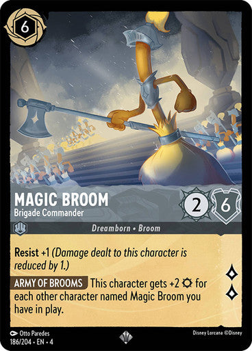 Magic Broom (Brigade Commander) - 186/204 - Super Rare