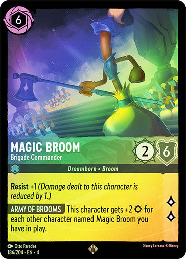 Magic Broom (Brigade Commander) - 186/204 - Super Rare (Foil)