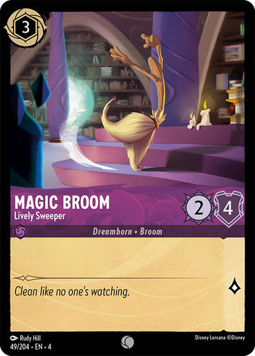 Magic Broom (Lively Sweeper) - 49/204 - Common