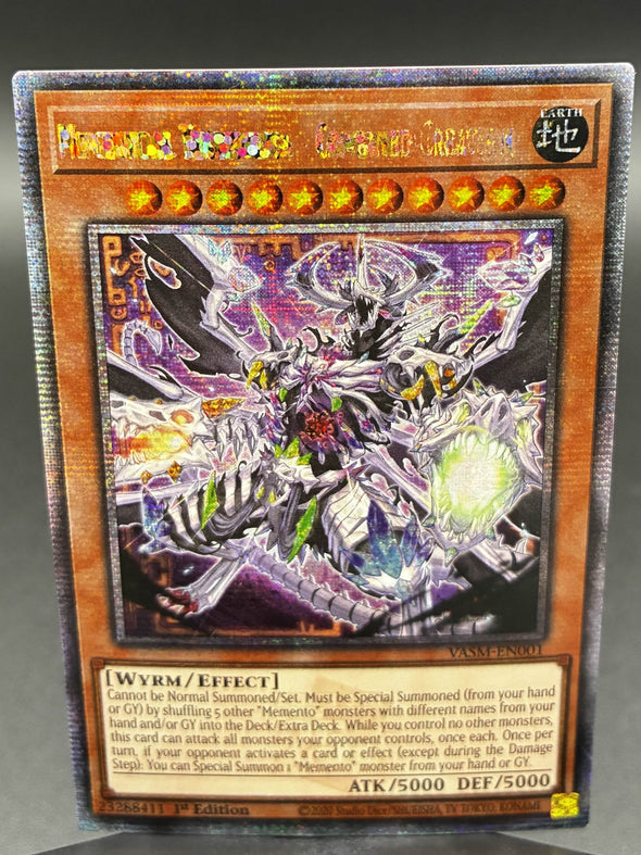 Mementoal Tecuhtlica - Combined Creation - VASM-EN001 - Quarter Century Secret Rare - 1st Edition (Name Printing Error)