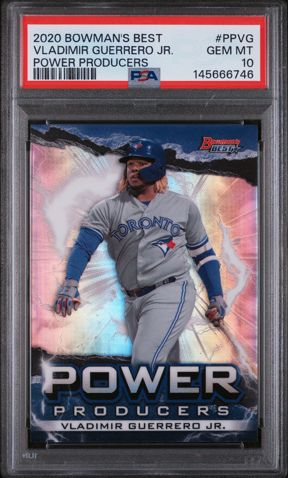 VLADIMIR GUERRERO JR. (PPVG) - BOWMAN'S BEST POWER PRODUCERS - POWER PRODUCERS - GEM MT 10