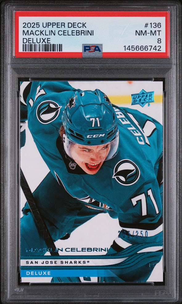 MACKLIN CELEBRINI (136) - UPPER DECK - DELUXE - NM-MT 8