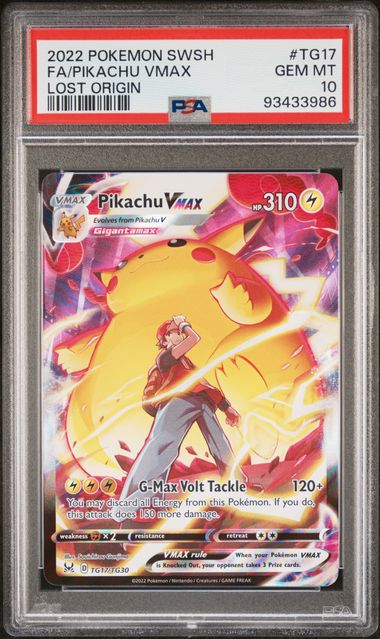 Pikachu VMAX - TG17/TG30 - Ultra Rare - PSA GEM MT 10