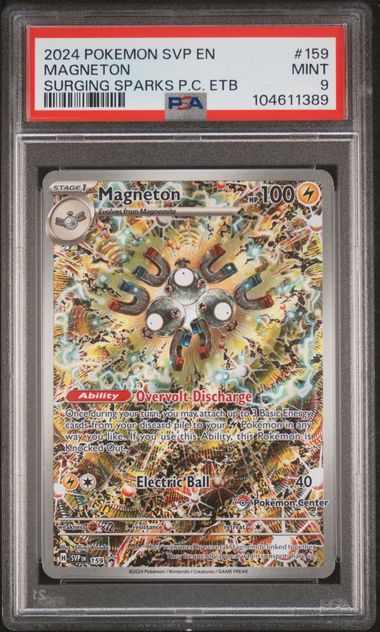 MAGNETON (159) - SURGING SPARKS PC ETB - POKEMON SVP EN-SV BLACK STAR PROMO - MINT 9
