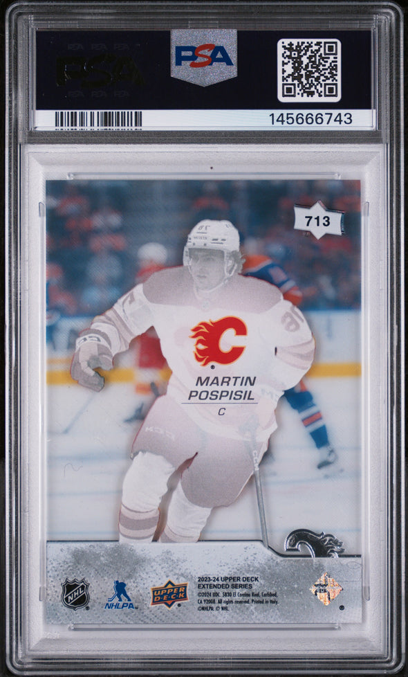 MARTIN POSPISIL (713) - UPPER DECK - CLEAR CUT - MINT 9