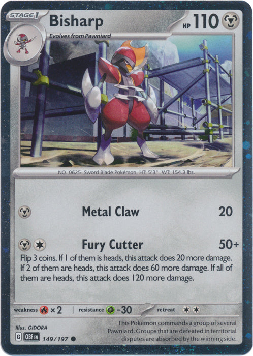 Bisharp - 149/197 - Holo Promo (Cosmos Holo)