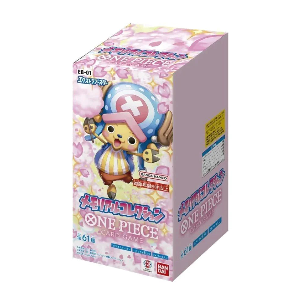 401 Games Canada - One Piece Card Game - EB01 - Memorial Collection Japanese Booster Box 401 Games Canada - One Piece Card Game - EB01 - Memorial Collection Japanese Booster Box