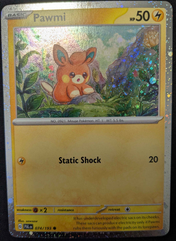 Pawmi - 074/193 - Common (Cosmos Holo)