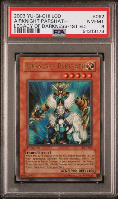 AIRKNIGHT PARSHATH (062) - YUGIOH LOD-LEGACY OF DARKNESS - LEGACY OF DARKNESS-1ST ED. - NM-MT 8