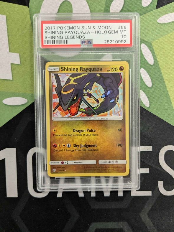 Shining Rayquaza - Shining Legends - Holo - PSA Graded 10 GEM MT