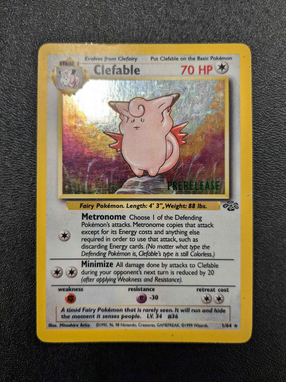 Clefable - 1/64 - Holo - Pre-Release Promo