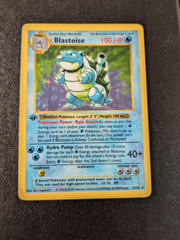 Blastoise - 2/102 - Holo - 1st Edition