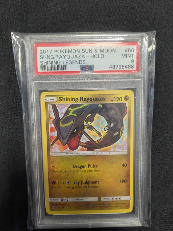 Shining Rayquaza - Shining Legends - Holo - PSA Graded 9 MINT
