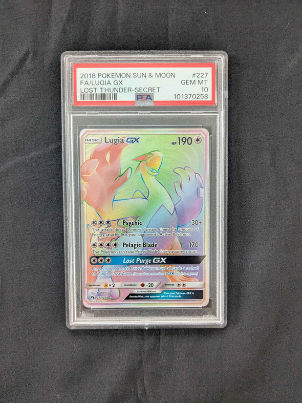 Lugia GX - Lost Thunder - Secret - PSA Graded 10 GEM MT