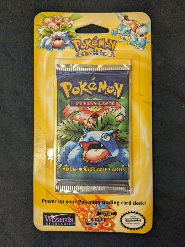 1999 Pokemon Base Set Blister Pack - Partially Sealed - Venusaur