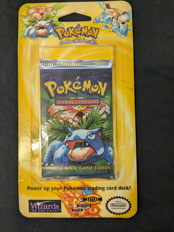 1999 Pokemon Base Set Blister Pack - Partially Sealed - Venusaur