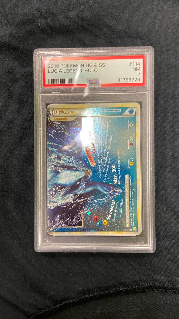 Lugia Legend #114 - Pokemon HG & SS - Holo - PSA Graded 7 NM