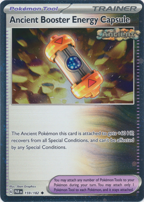 Ancient Booster Energy Capsule - 159/182 - Promo - Uncommon (Cosmo Holo)