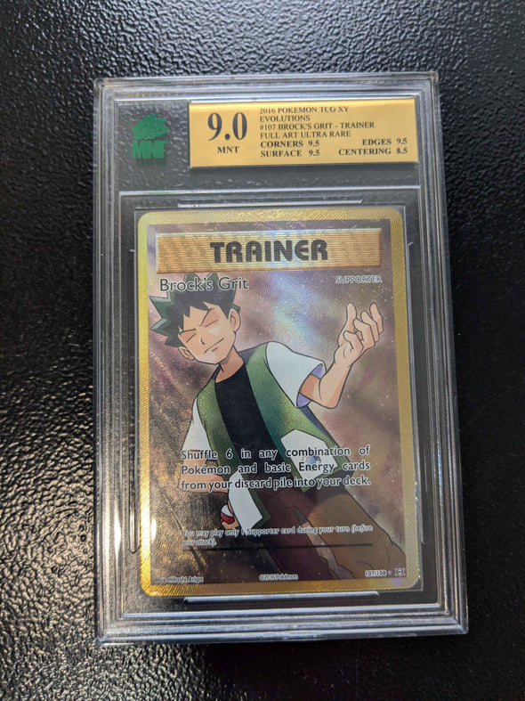 Brock's Grit - Evolutions - Full Art - MNT 9