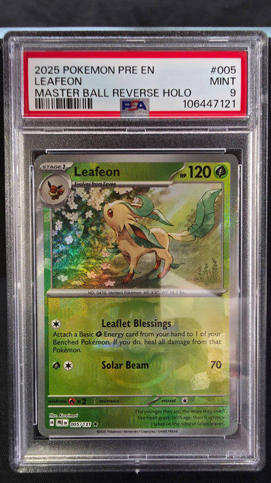 401 Games Canada - Leafeon - Prismatic Evolutions - Master Ball