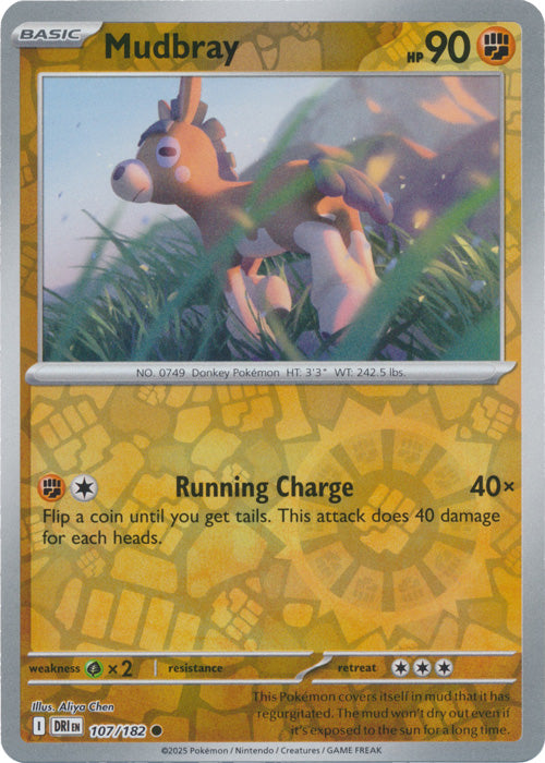 Mudbray - 107/182 - Common - Reverse Holo